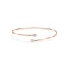 Diamond Hoop Single-row Bangle